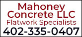 Mahoney Concrete LLC Sponsorship Banner